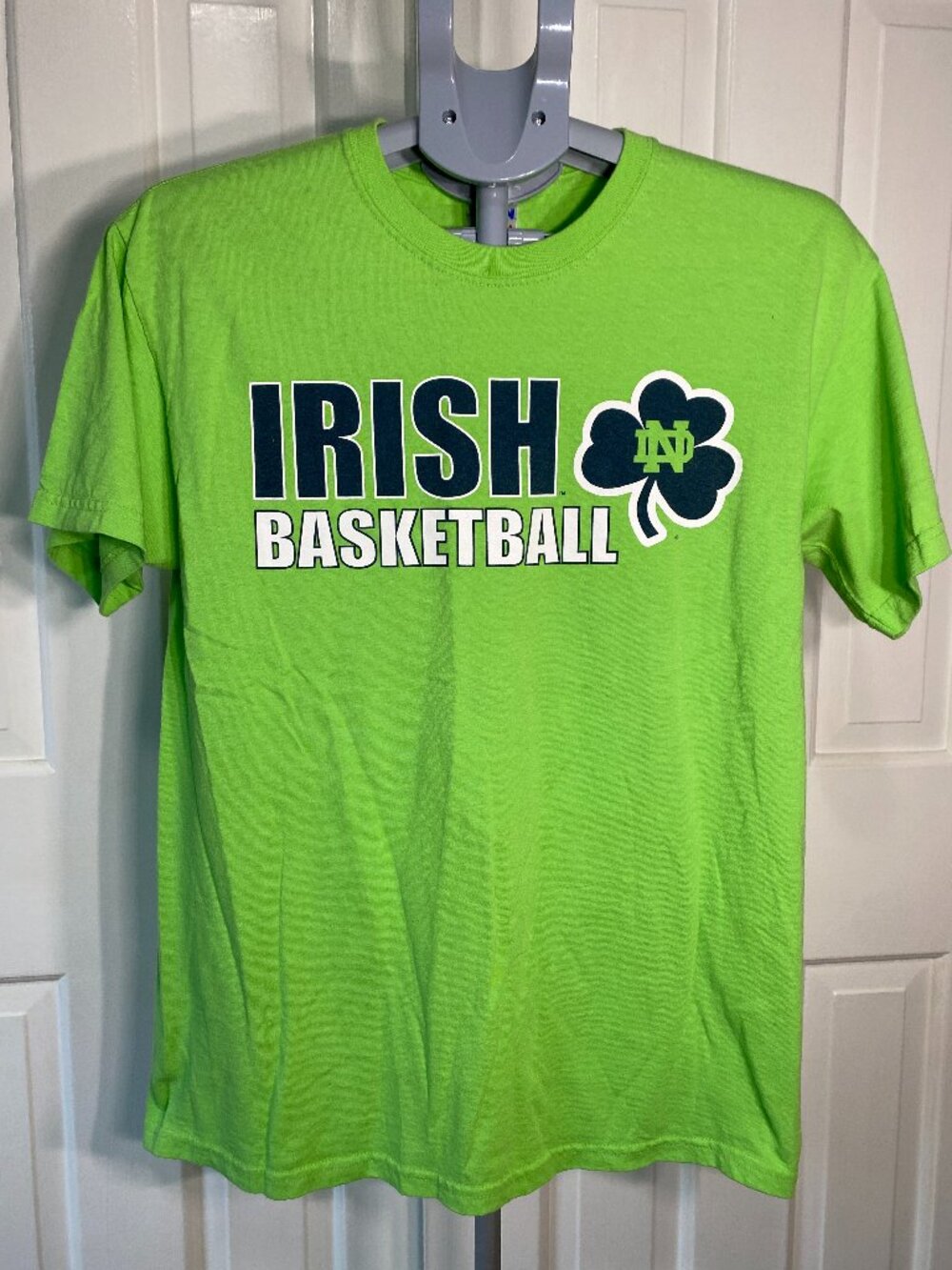 Notre Dame Women's Basketball 2011-2012 Roster T-Shirt Sz M Green Diggins NWOT